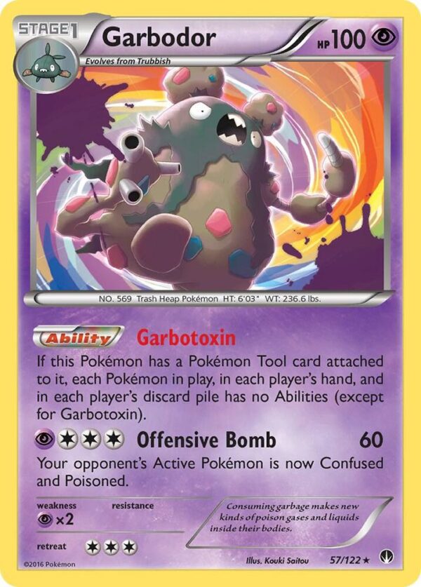 Garbodor 57/122 Holofoil XY – BREAKpoint