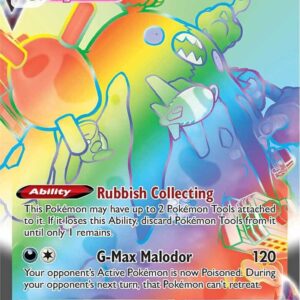 Garbodor VMAX (Secret) 216/203 Holofoil SWSH07: Evolving Skies Garbodor VMAX (Secret) 216/203 Holofoil SWSH07: Evolving Skies