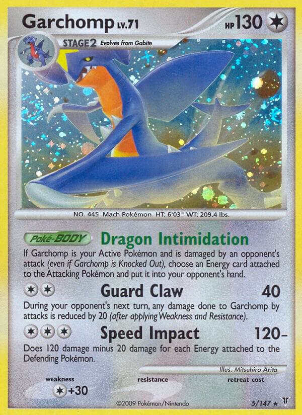 Garchomp 5 Reverse Holofoil Supreme Victors