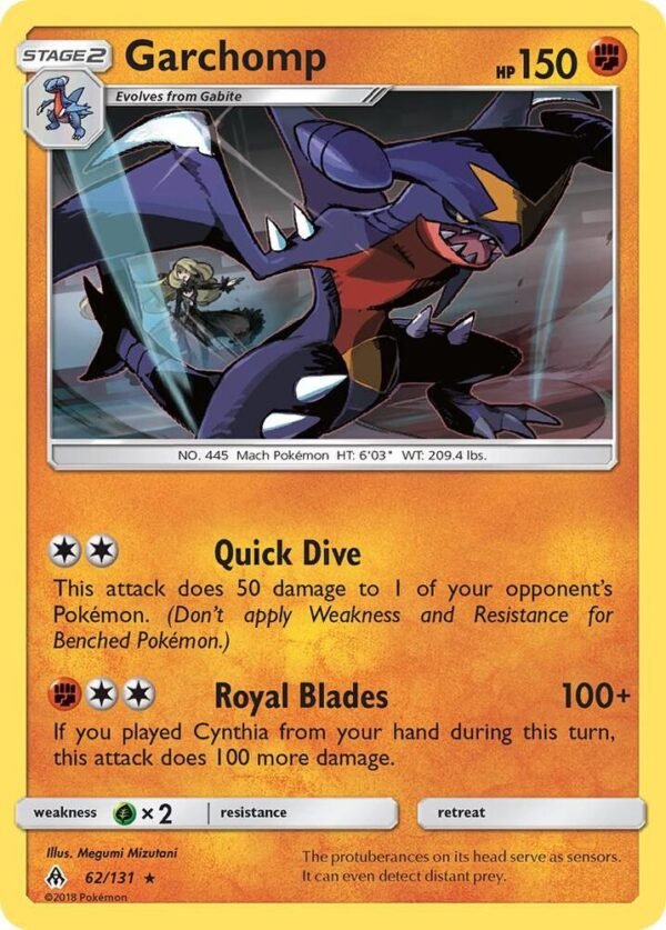 Garchomp 62/131 Reverse Holofoil SM – Forbidden Light