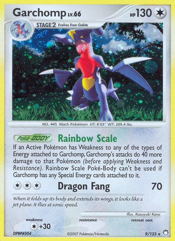 Garchomp 9/123 Reverse Holofoil Mysterious Treasures Garchomp 9/123 Reverse Holofoil Mysterious Treasures