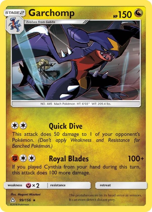 Garchomp 99/156 Reverse Holofoil SM – Ultra Prism Garchomp 99/156 Reverse Holofoil SM – Ultra Prism