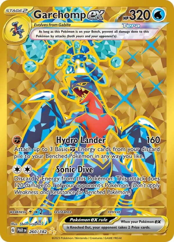 Garchomp ex 260/182 Holofoil SV04: Paradox Rift