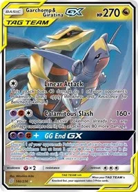 Garchomp & Giratina GX | 146/236 | Holofoil | SM - Unified Minds
