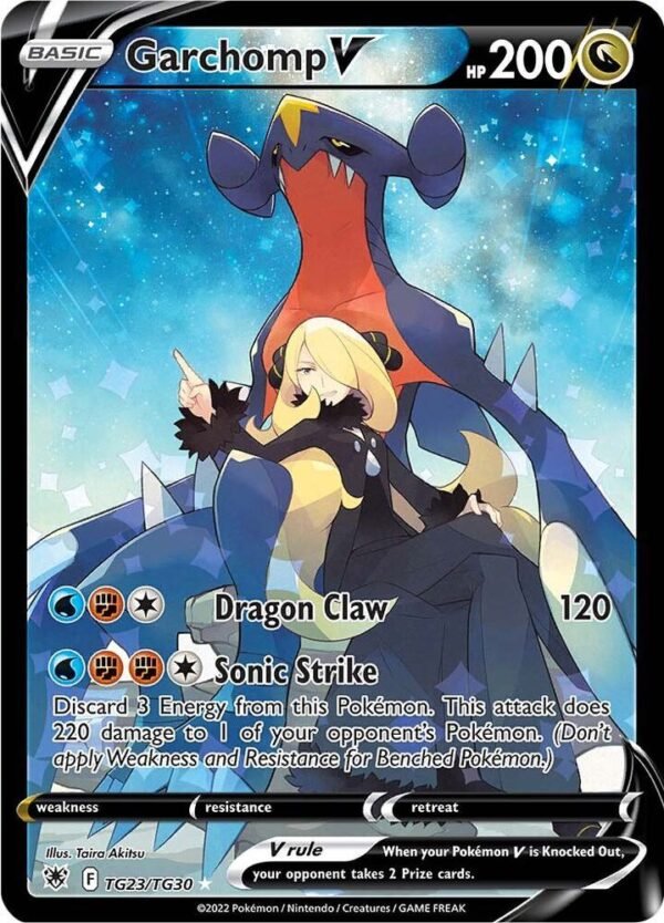 Garchomp V TG23/TG30 Holofoil SWSH10: Astral Radiance Trainer Gallery