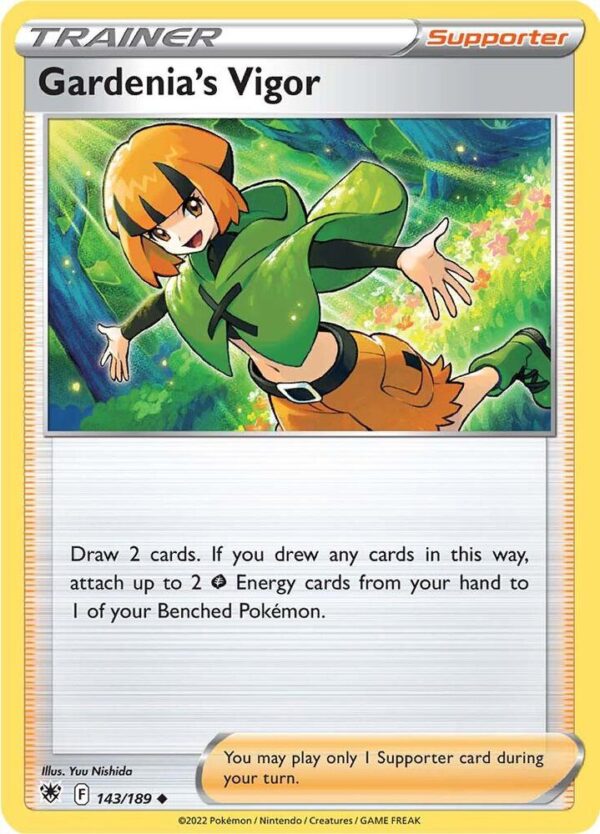 Gardenia’s Vigor 143/189 Reverse Holofoil SWSH10: Astral Radiance