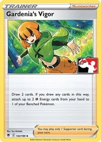 Gardenia's Vigor | 143/189 | Normal | Prize Pack Series Cards