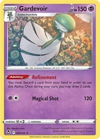 Gardevoir | 069/195 | Reverse Holofoil | SWSH12: Silver Tempest Gardevoir | 069/195 | Reverse Holofoil | SWSH12: Silver Tempest