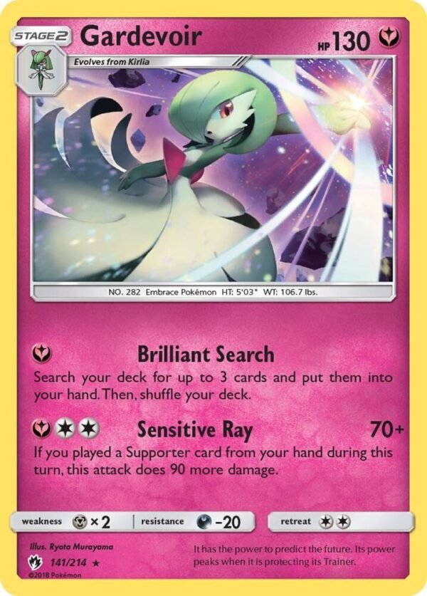 Gardevoir 141/214 Holofoil SM – Lost Thunder Gardevoir 141/214 Holofoil SM – Lost Thunder