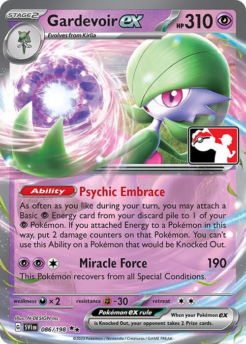 Gardevoir ex 086/198 Holofoil Prize Pack Series Cards