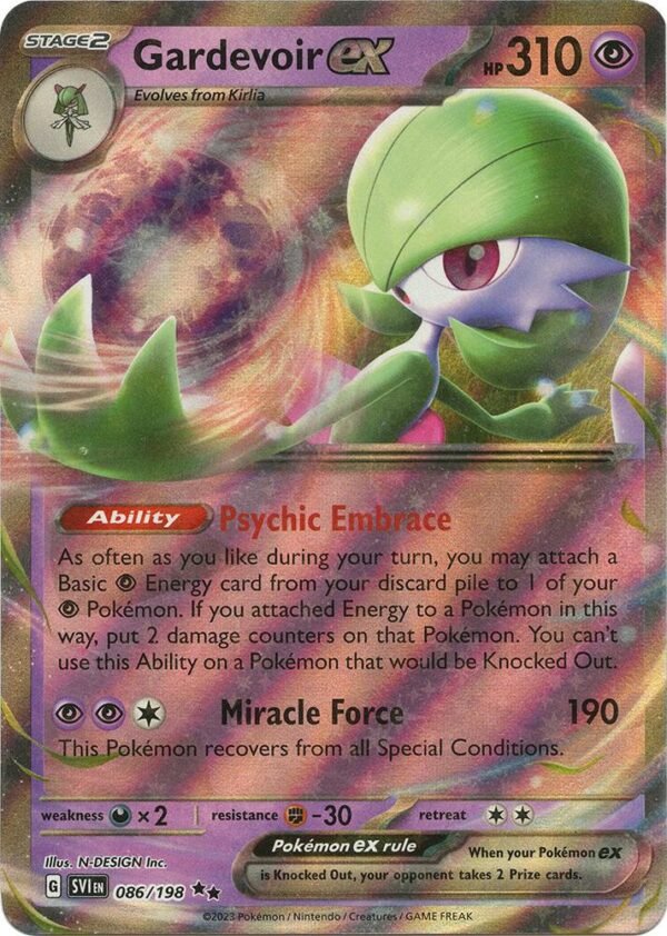 Gardevoir ex 086/198 Holofoil SV01: Scarlet & Violet Base Set