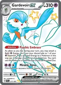 Gardevoir ex | 217/091 | Holofoil | SV: Paldean Fates