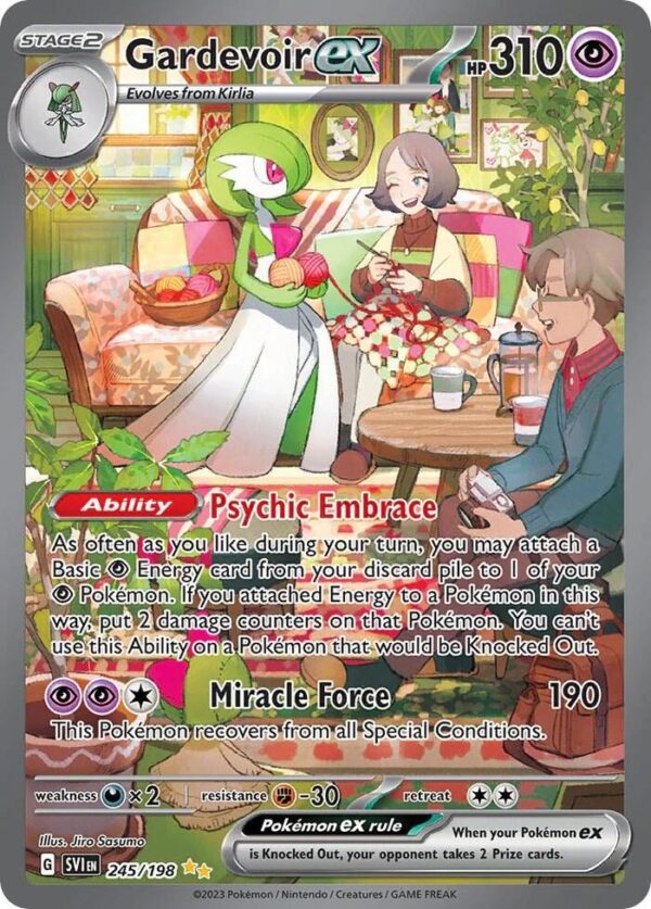 Gardevoir ex 245/198 Holofoil SV01: Scarlet & Violet Base Set Gardevoir ex 245/198 Holofoil SV01: Scarlet & Violet Base Set