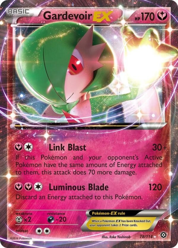 Gardevoir EX 78/114 Holofoil XY – Steam Siege Gardevoir EX 78/114 Holofoil XY – Steam Siege