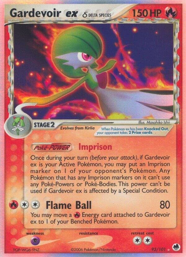 Gardevoir ex (Delta Species) 93/101 Holofoil Dragon Frontiers Gardevoir ex (Delta Species) 93/101 Holofoil Dragon Frontiers