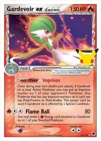 Gardevoir ex (Delta Species) | 93/101 | Holofoil | Celebrations: Classic Collection