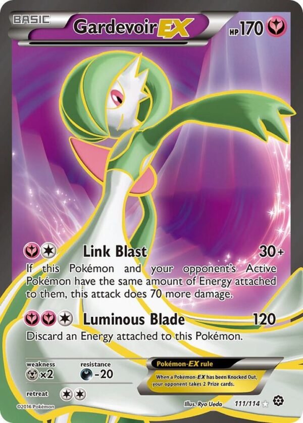 Gardevoir EX (Full Art) 111/114 Holofoil XY – Steam Siege Gardevoir EX (Full Art) 111/114 Holofoil XY – Steam Siege
