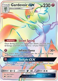 Gardevoir GX (Secret) | 159/147 | Holofoil | SM - Burning Shadows