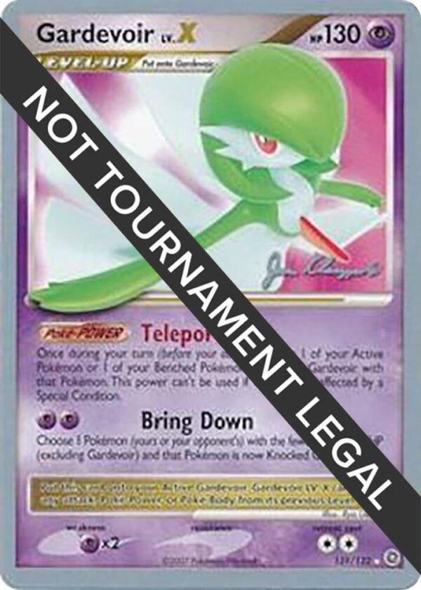 Gardevoir LV.X 2008 (Jason Klaczynski) 131/132 Normal World Championship Decks