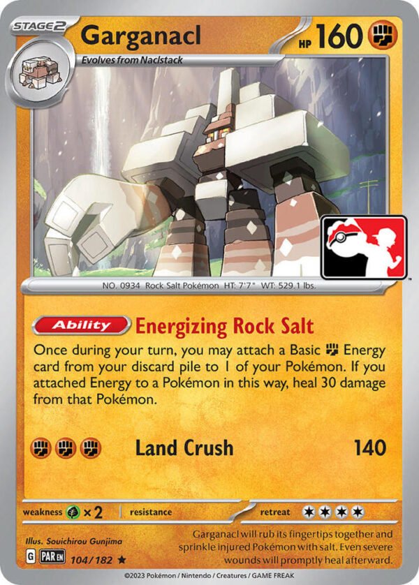 Garganacl 104/182 Normal Prize Pack Series Cards