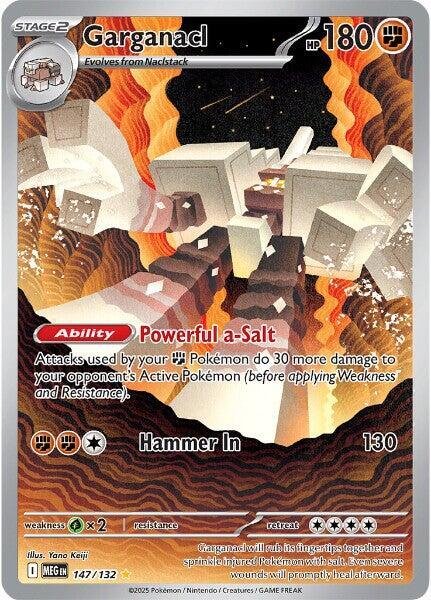 Garganacl 147/132 Holofoil ME01: Mega Evolution