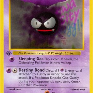 Gastly 050/102 1st Edition Base Set (Shadowless)