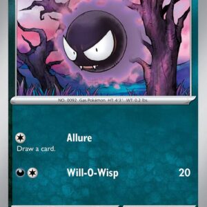 Gastly 055/091 Normal SV: Paldean Fates Gastly 055/091 Normal SV: Paldean Fates
