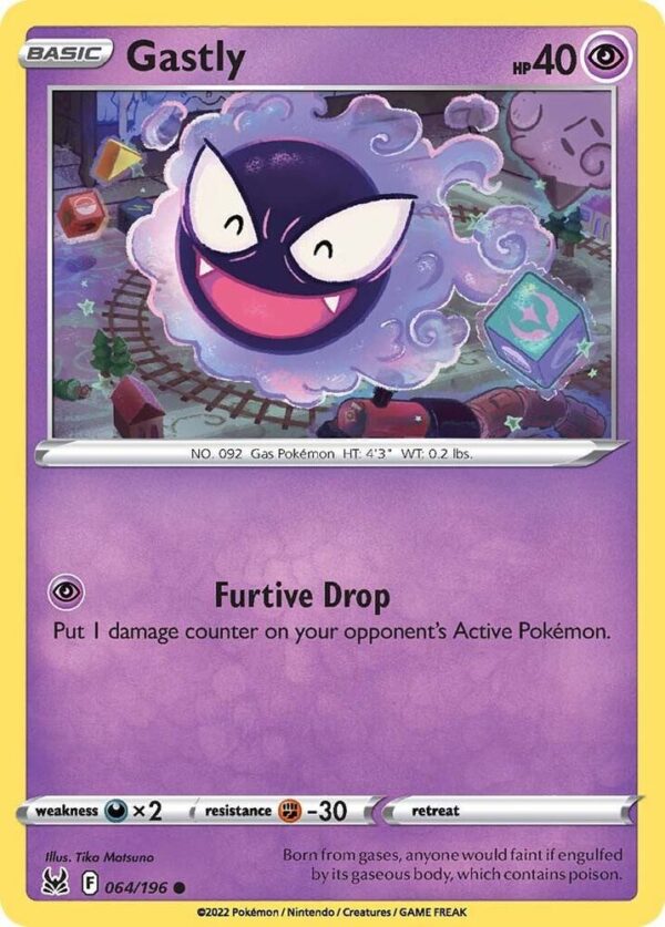 Gastly 064/196 Normal SWSH11: Lost Origin