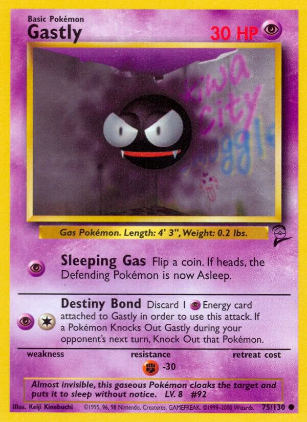 Gastly 075/130 Normal Base Set 2 Gastly 075/130 Normal Base Set 2