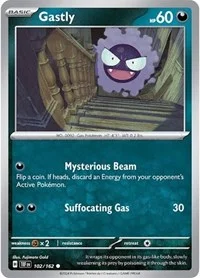 Gastly | 102/162 | Reverse Holofoil | SV05: Temporal Forces