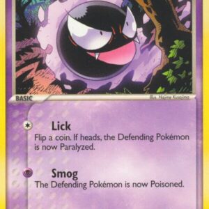 Gastly 52/92 Reverse Holofoil Legend Maker