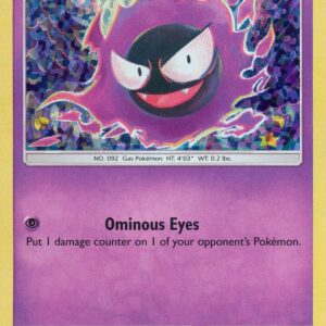 Gastly 7/12 007/012 Holofoil McDonald’s Promos 2019