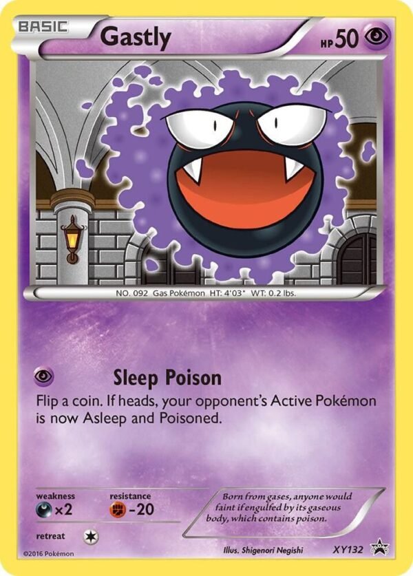 Gastly XY132 Holofoil XY Promos Gastly XY132 Holofoil XY Promos