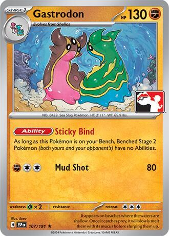 Gastrodon 107/191 Normal Prize Pack Series Cards