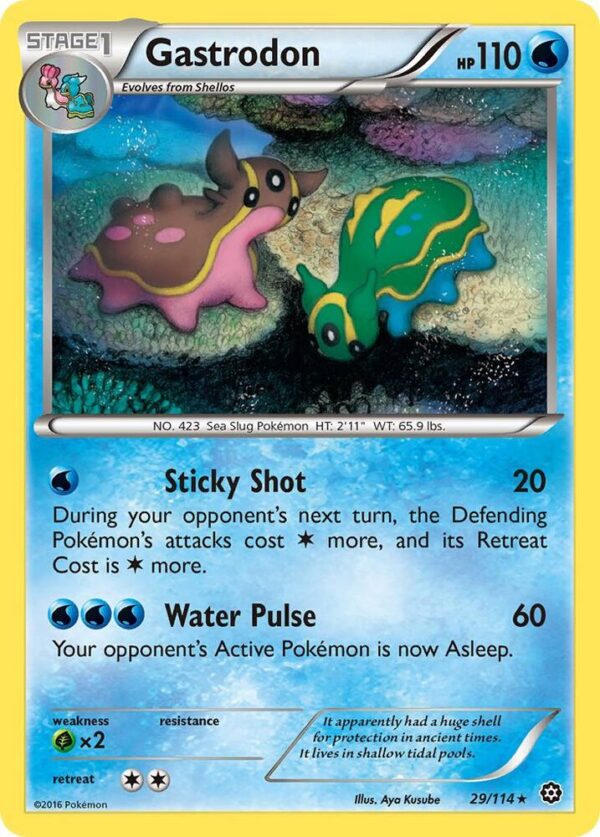 Gastrodon 29/114 Normal XY – Steam Siege Gastrodon 29/114 Normal XY – Steam Siege