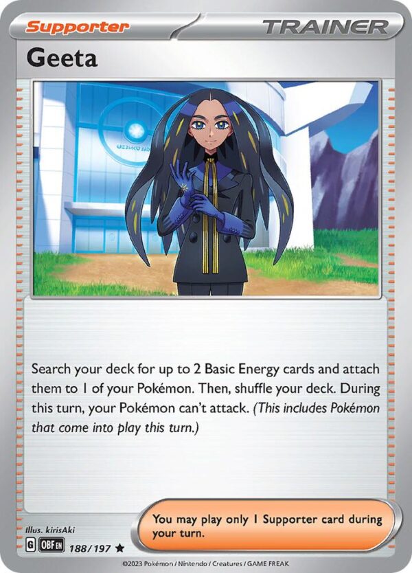 Geeta 188/197 Holofoil SV03: Obsidian Flames