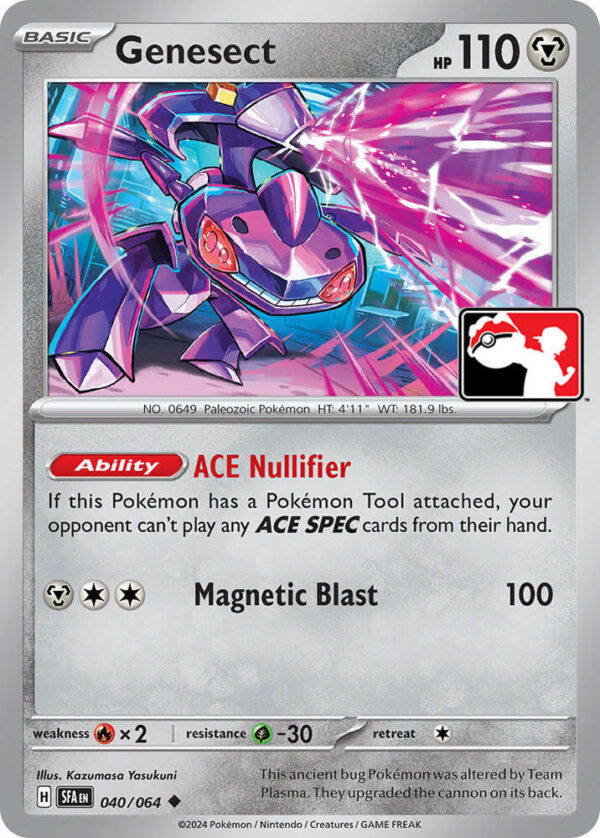 Genesect 040/064 Holofoil Prize Pack Series Cards