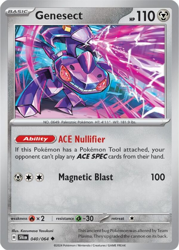 Genesect 040/064 Reverse Holofoil SV: Shrouded Fable Genesect 040/064 Reverse Holofoil SV: Shrouded Fable