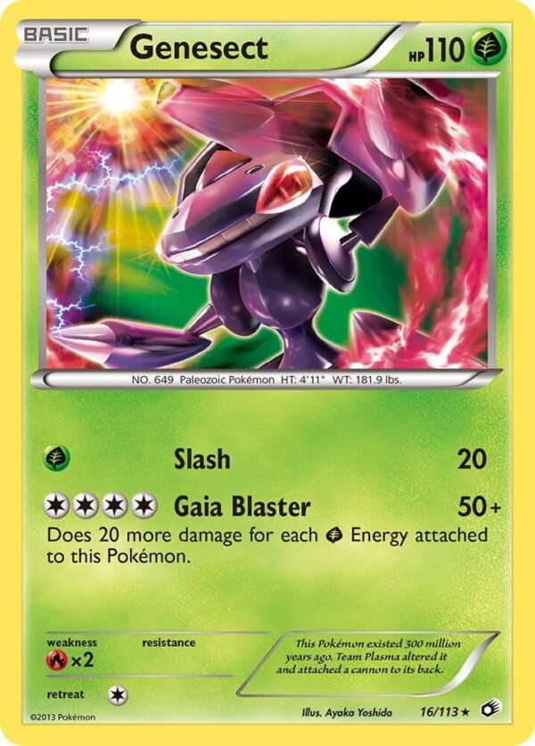 Genesect 16/113 Holofoil Legendary Treasures Genesect 16/113 Holofoil Legendary Treasures