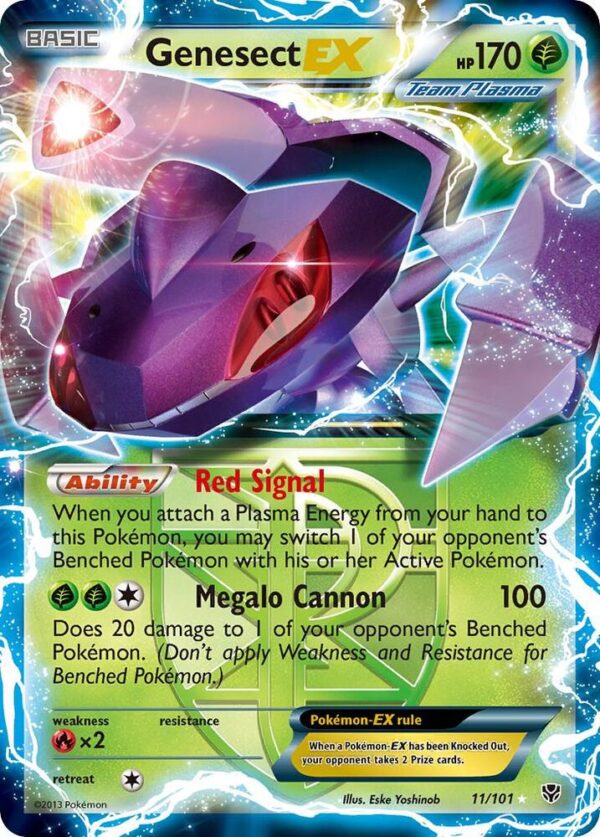 Genesect EX (Team Plasma) 11/101 Holofoil Plasma Blast Genesect EX (Team Plasma) 11/101 Holofoil Plasma Blast