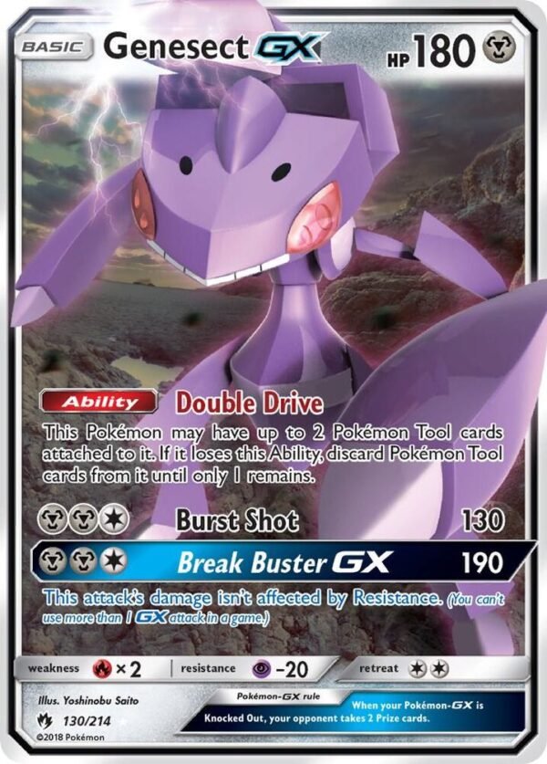 Genesect GX 130/214 Holofoil SM – Lost Thunder