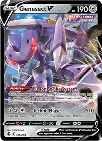 Genesect V | 185/264 | Holofoil | SWSH08: Fusion Strike