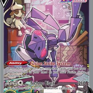 Genesect V (Alternate Full Art) 255/264 Holofoil SWSH08: Fusion Strike