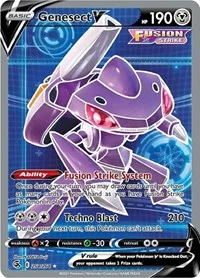 Genesect V (Full Art) | 254/264 | Holofoil | SWSH08: Fusion Strike