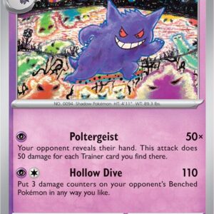 Gengar 094/165 Holofoil SV: Scarlet & Violet 151
