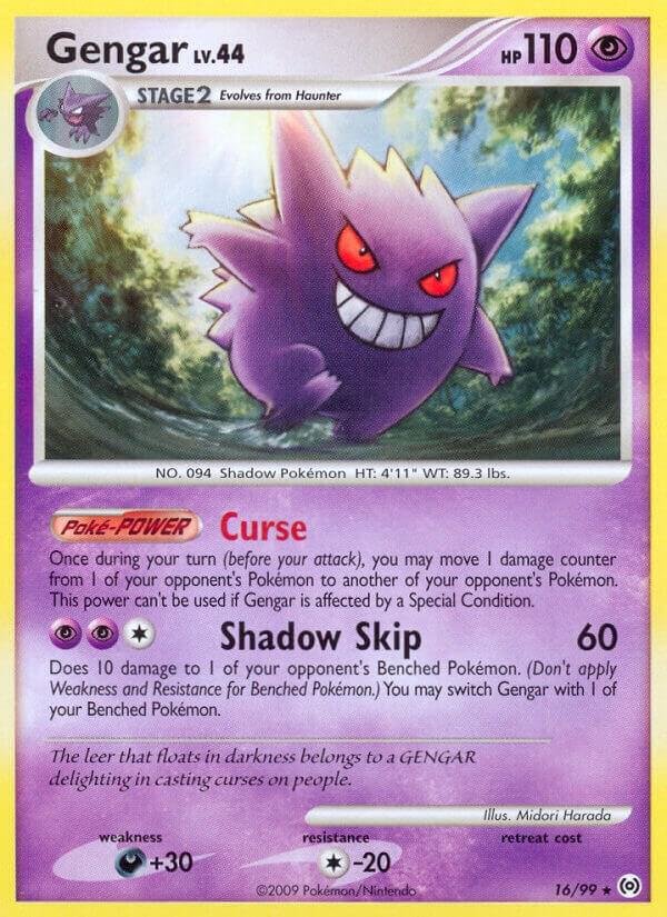 Gengar (16) 16/99 Reverse Holofoil Arceus