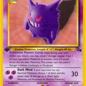 Gengar (20) 20/62 Unlimited Fossil