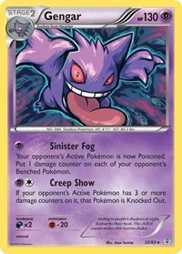 Gengar | 35/83 | Reverse Holofoil | Generations