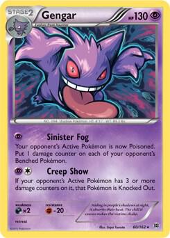 Gengar 60/162 (XY BREAKthrough) 060/162 Normal Deck Exclusives