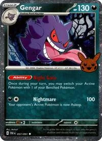 Gengar (Cosmos Holo) | 057/091 | Holofoil | Trick or Trade BOOster Bundle 2024